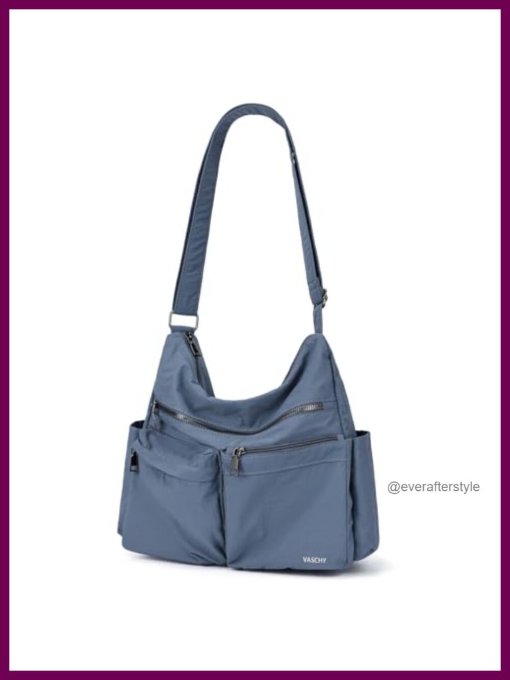 RFID Blocking Crossbody Messenger Bag Lightweight Adjustable Strap